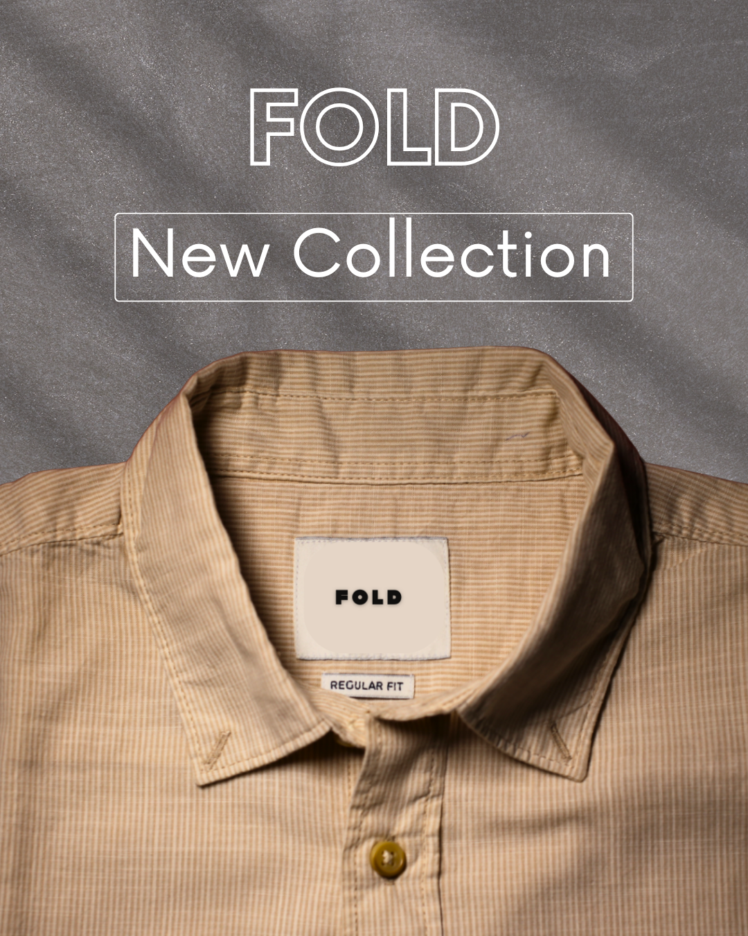 Men's Half Sleeve Shirt In Beige